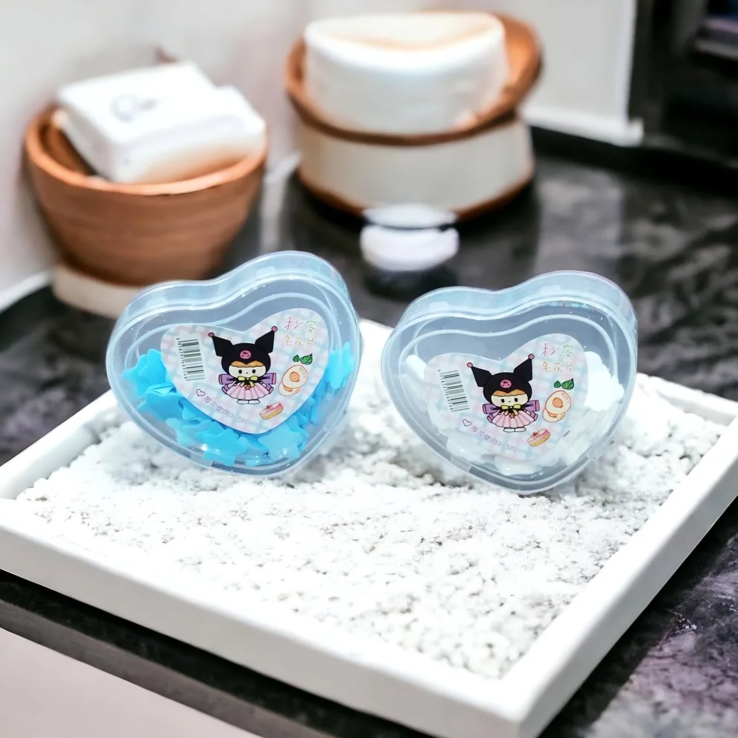 Portable Disposable Paper Soap Confetti Cleaning Washing Hand Bath Toiletry Paper Soap Sheets Petals Soap