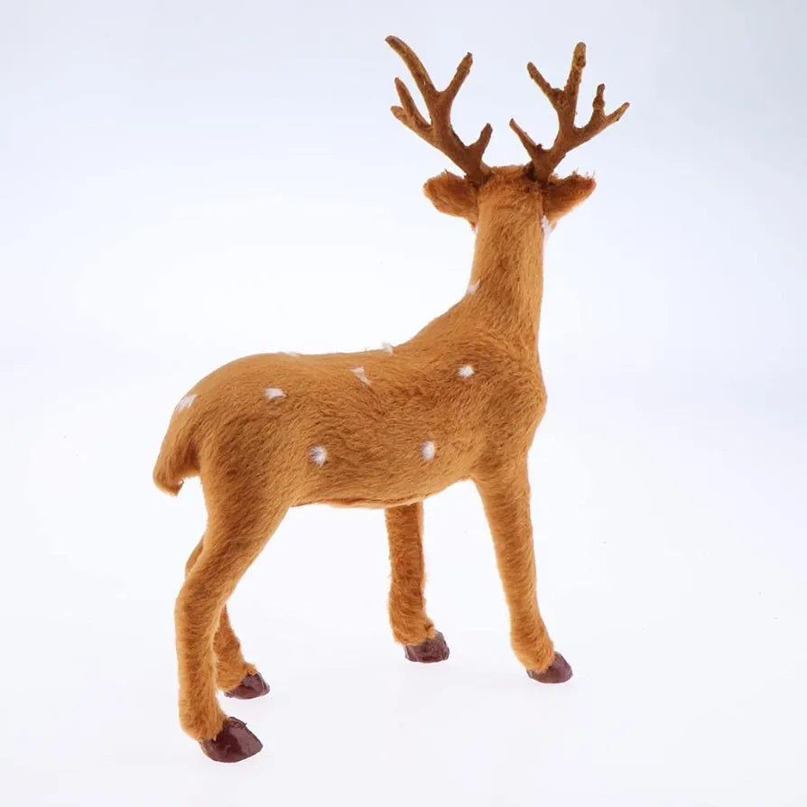 Christmas Reindeer Elk Deer Figurine Ornament Home Decor Toy Gift