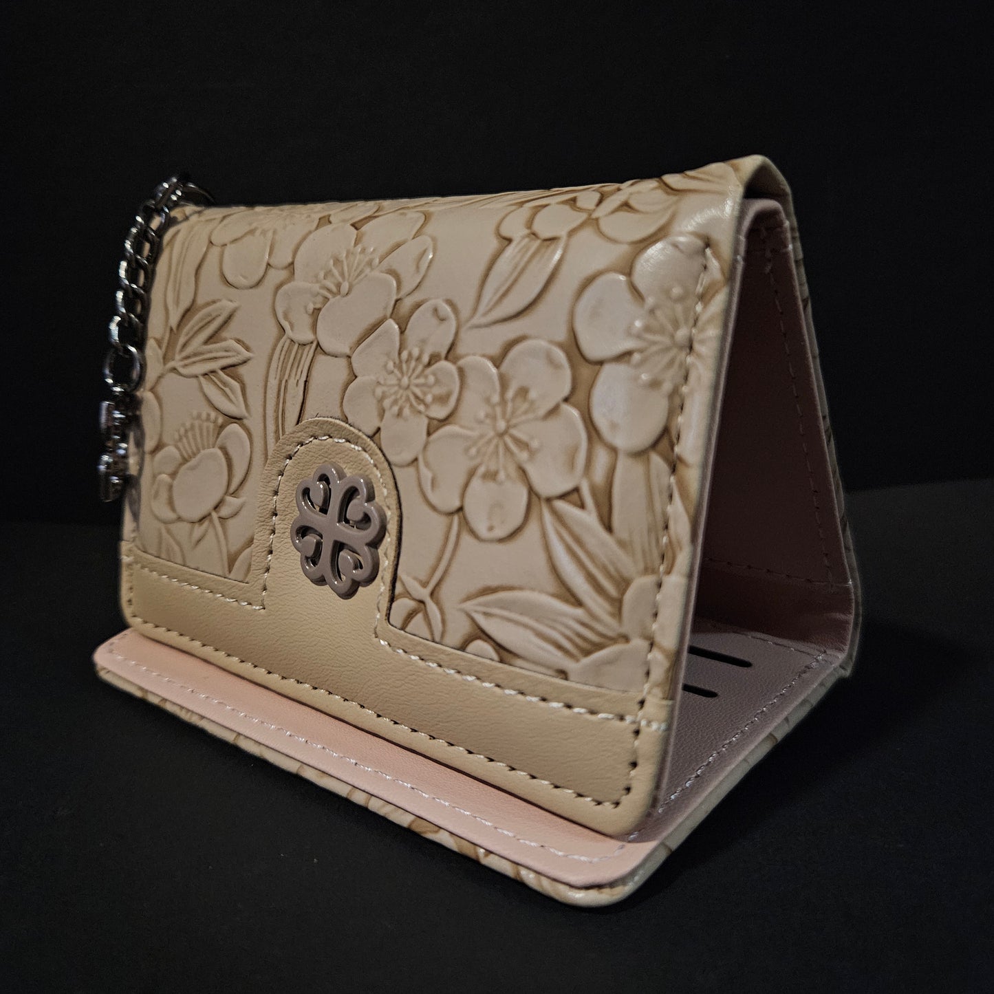 Women's Adorable Small Wallet Coin Purse Money magnetic Clip Designer Card Case