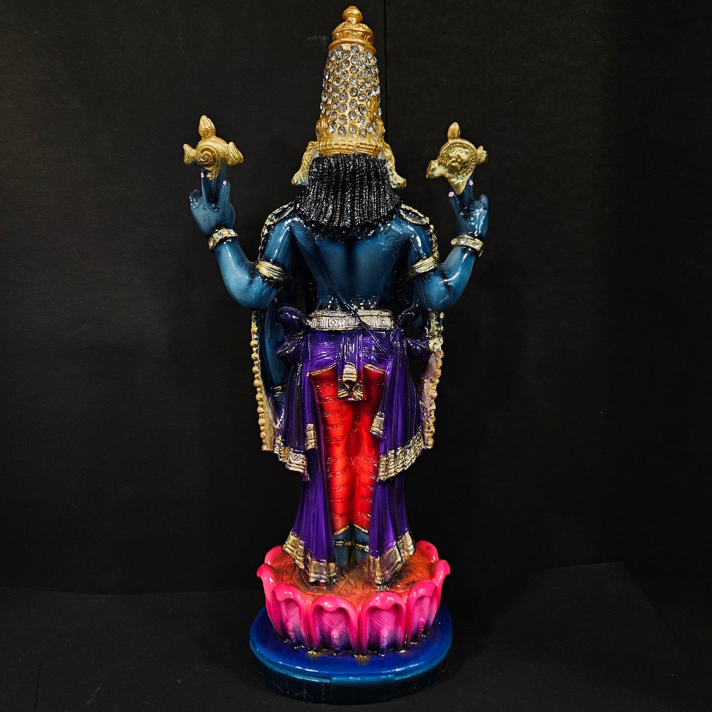 Tirupati Balaji Standing Murti Sri Venkateshwara Idol Big Size Venkateshwar Statue Figurine Decorative Showpiece for Home Office Pooja Mandir and Gifting Purpose