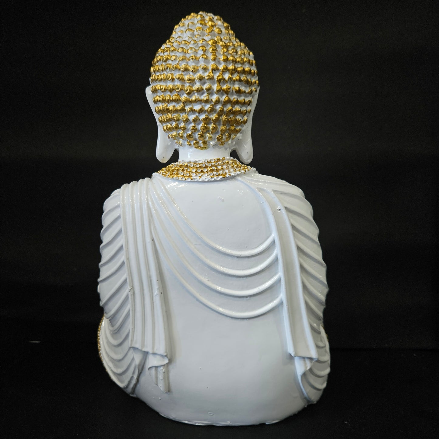 Lord Buddha White with attractive and elegant designed Idol for Living & Drawing Room