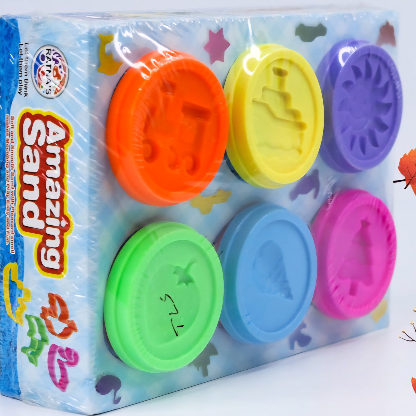Ratna's Amazing Different Colored Sands with Moulds for Kids