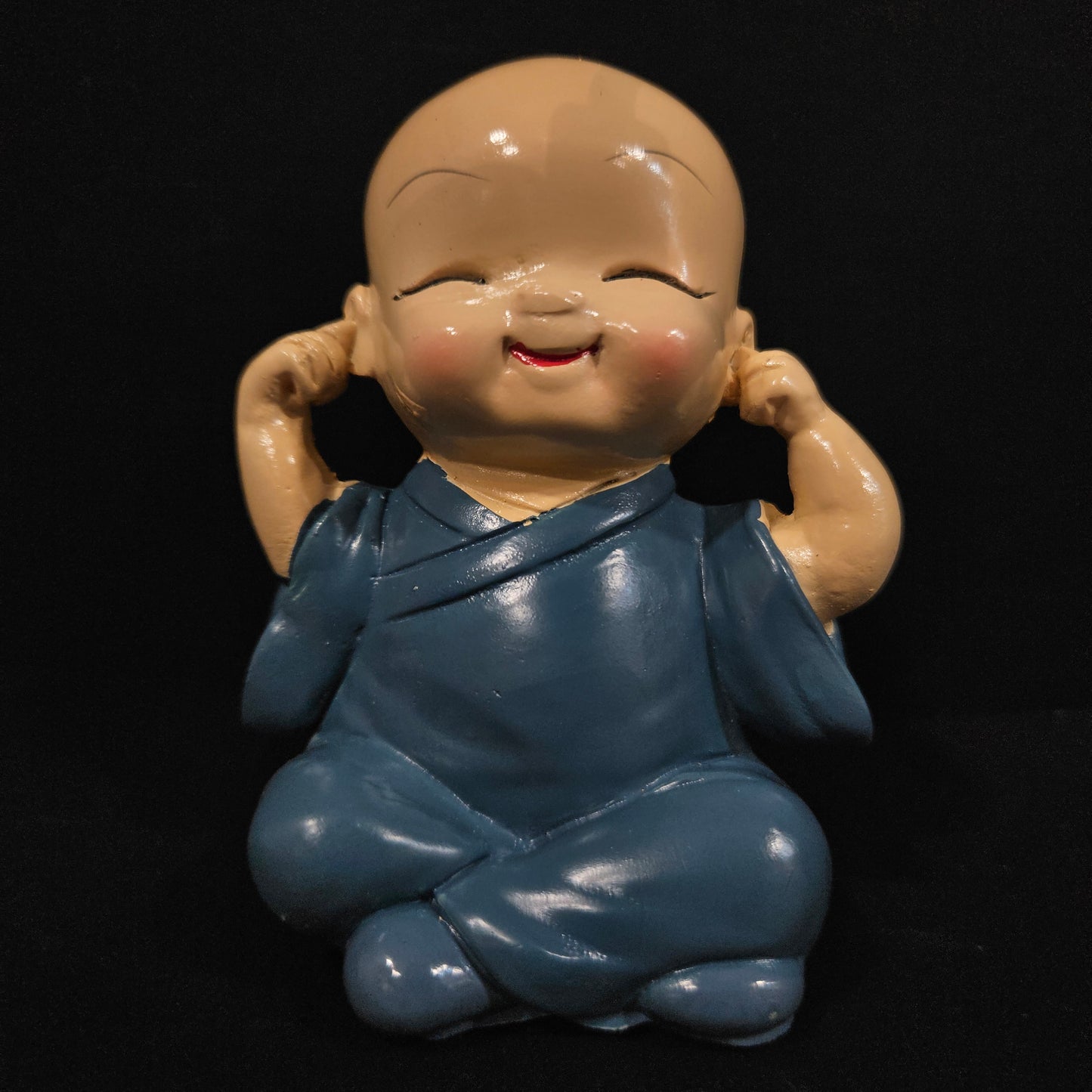 Handcrafted Resin Little Sitting Buddha Showpiece/Idols for Home Decor