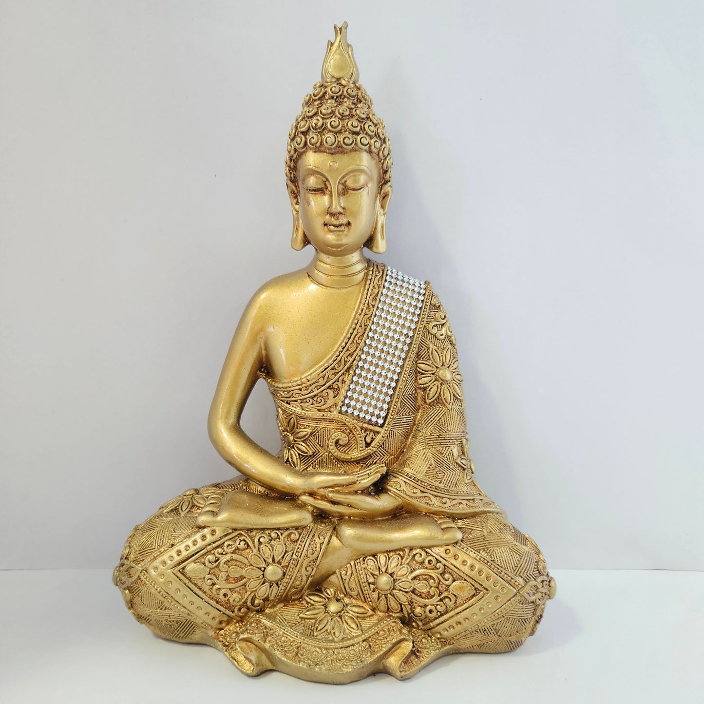 Sitting Buddha Idol Statue for Home Decorations Items Showpiece, Best Indian Gifts