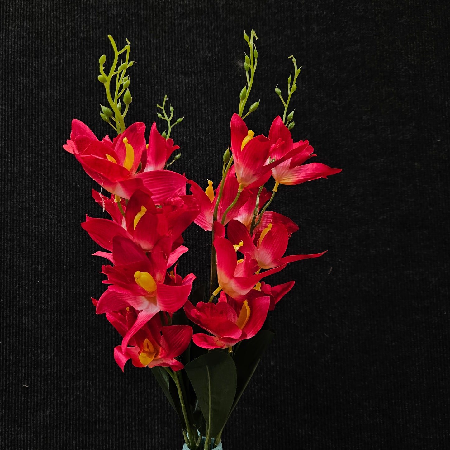 Boat orchid artificial banquet floweral stick to bring attractive elegant look to your office & Garden