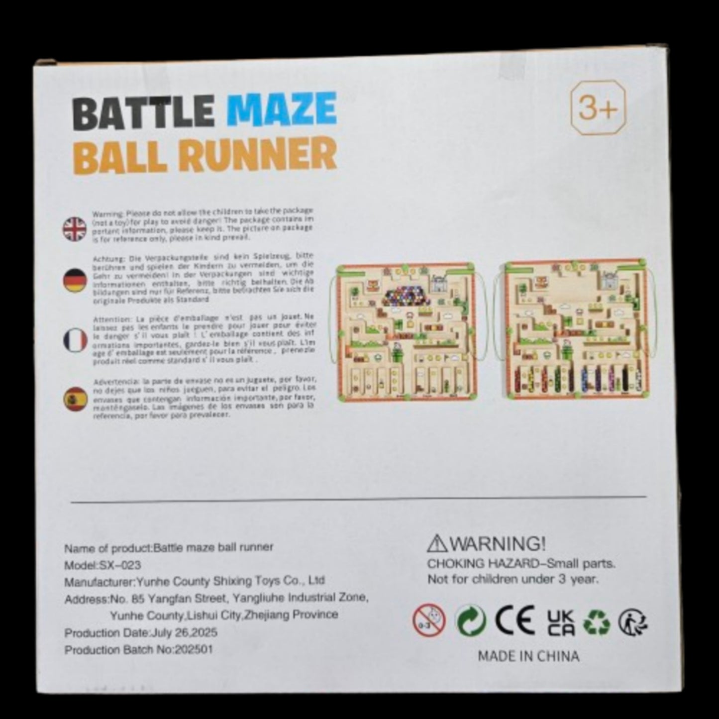 Battle Maze Ball Runner for kids above 3 years old