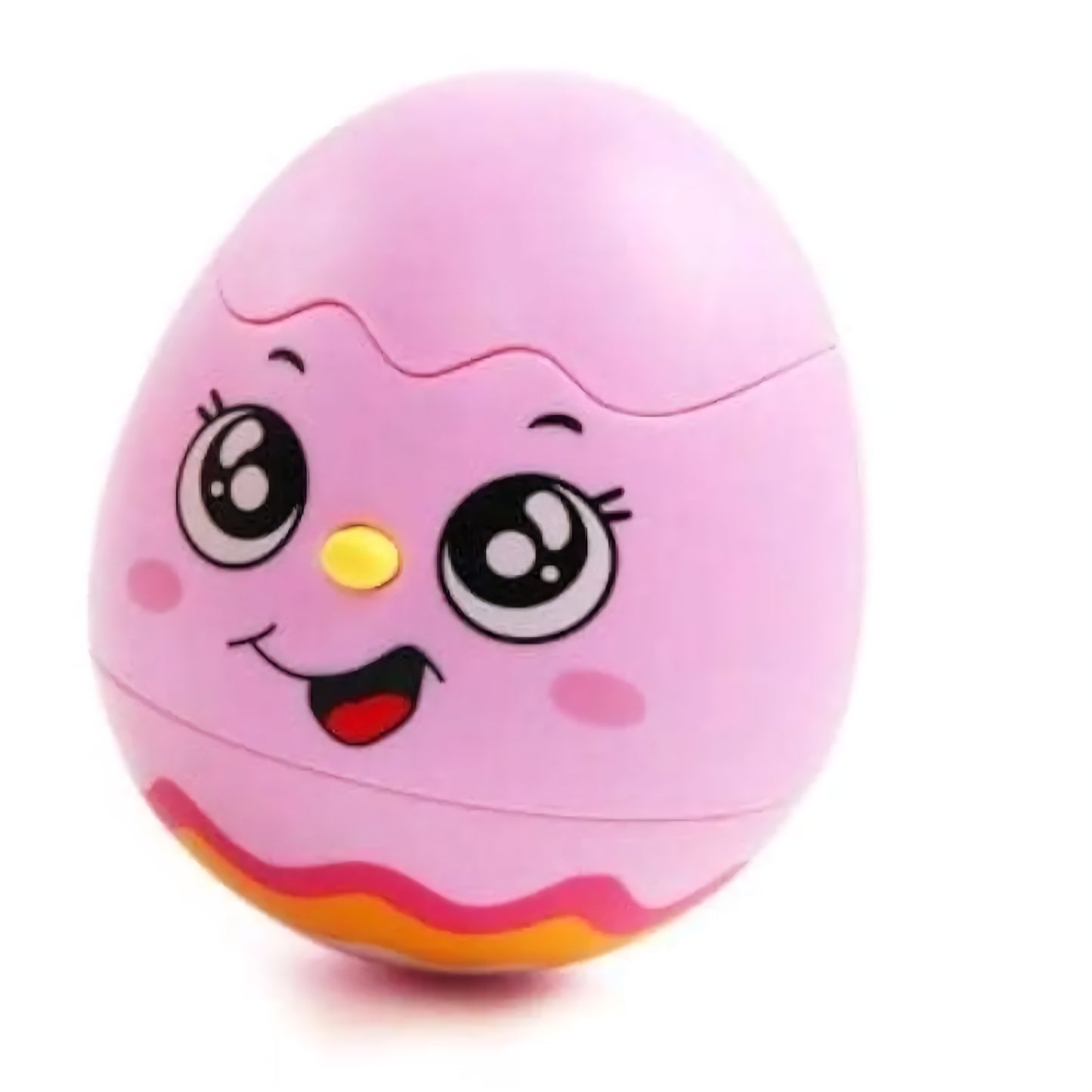 Roly Poly Egg Music Tumbler/Wobbling Bell Visual Development Light & Sound Toy/Tumbler Doll Toy