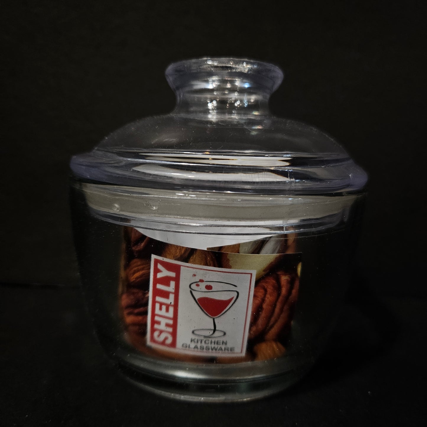 Shelly Glassware Meetha Bandhan Glass storage jar with Airtight Lid