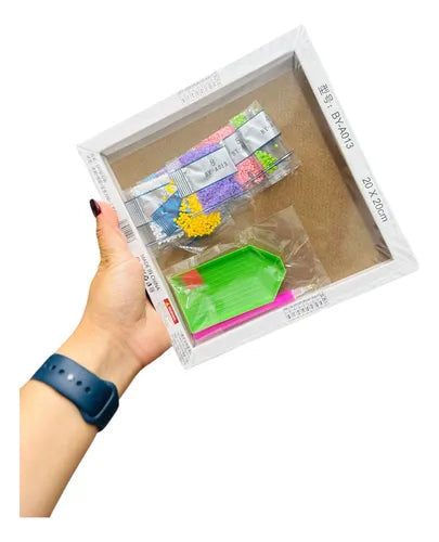 Diamond Painting for Kids Full Drill Painting by Number Kits for Beginners -DIY Mosaic Making Arts Crafts with Frame