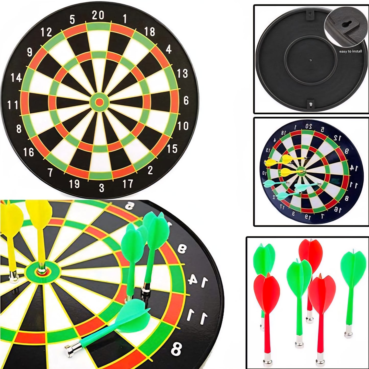 Magnetic Dart Board Game Magnetic Board With 6 Safe Darts Dart Board