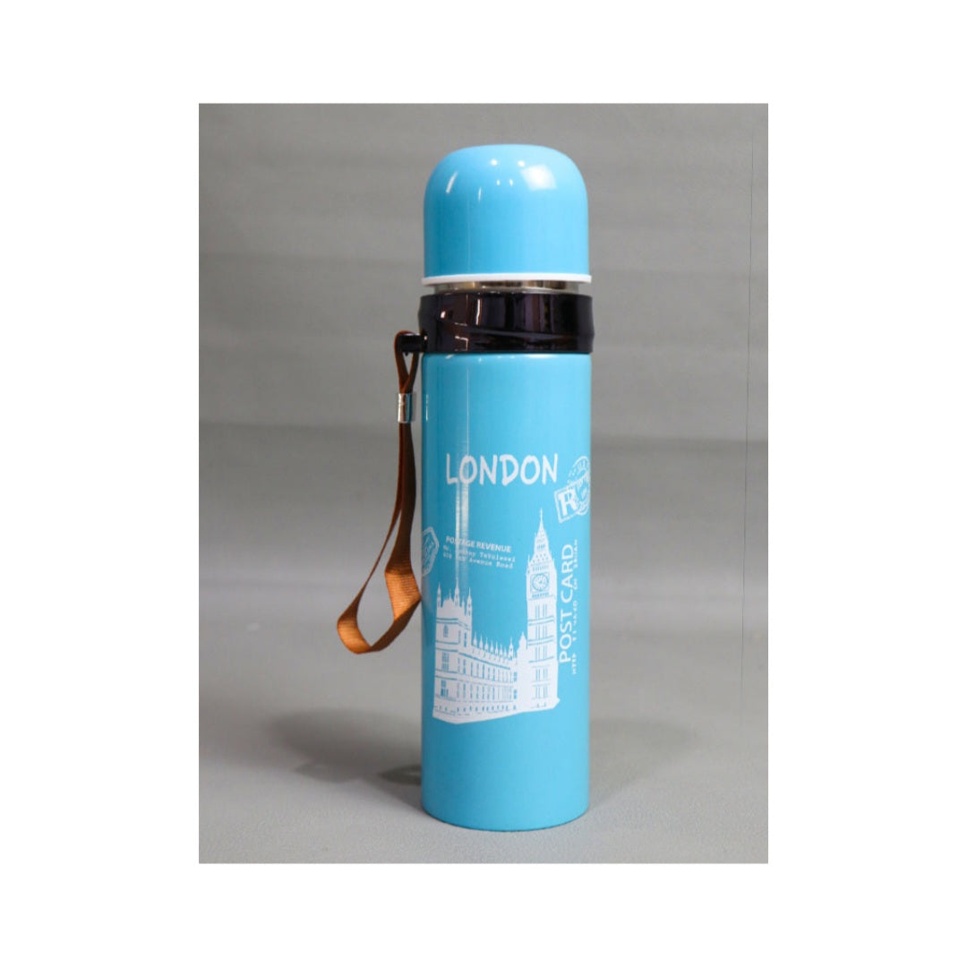 Light Blue Stainless Steel Vacuum Bottle hot&Cold Water Bottle