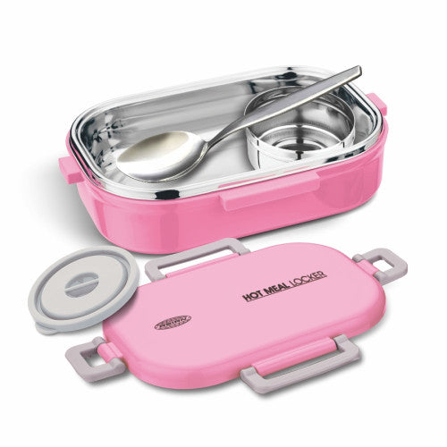Asian urban pack 3 Tiffin carrier Supplied with 3 family size Stainless steel containers with Stainless Steel lids