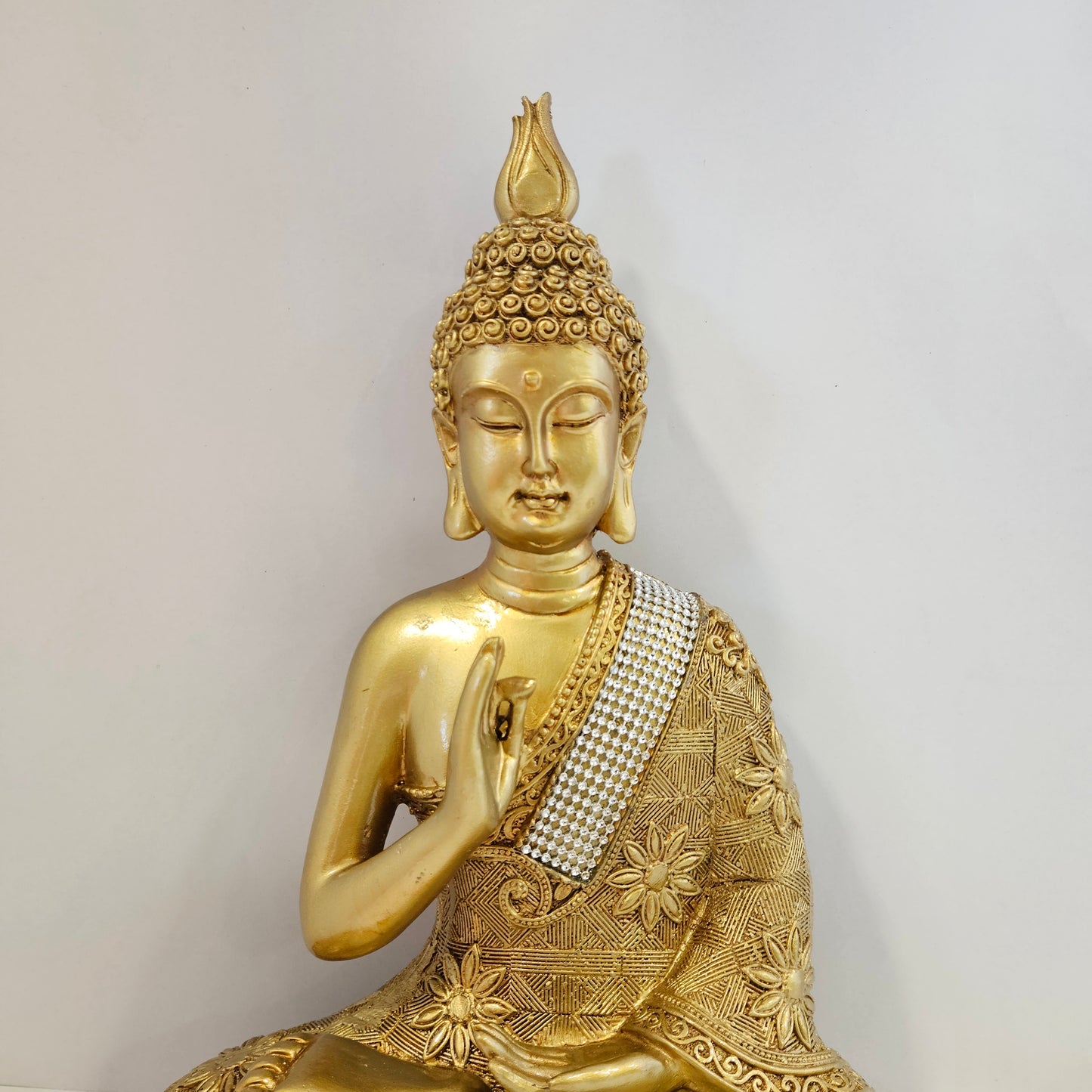 Sitting Buddha Idol Statue for Home Decorations Items Showpiece, Best Indian Gifts