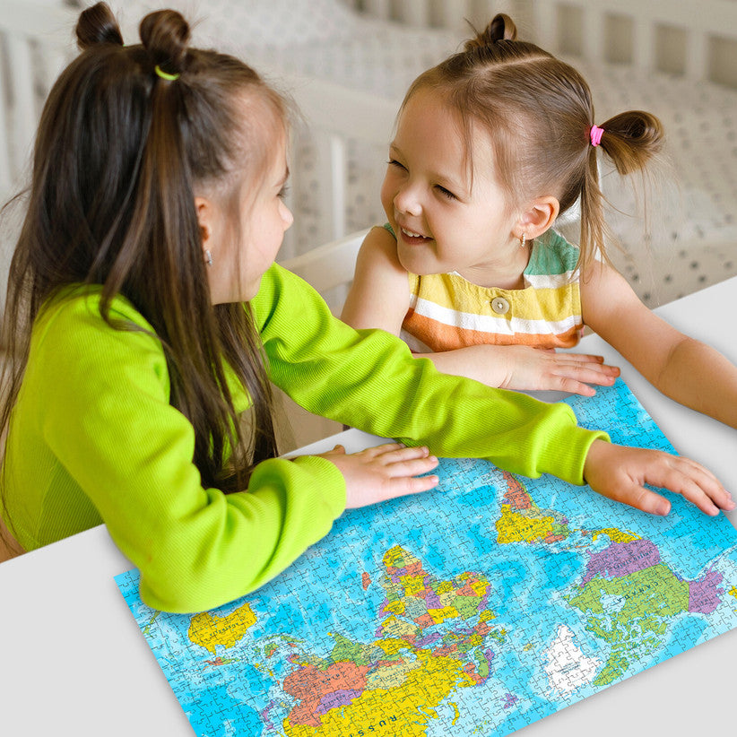 1000 Pcs Jigsaw Puzzle World Map