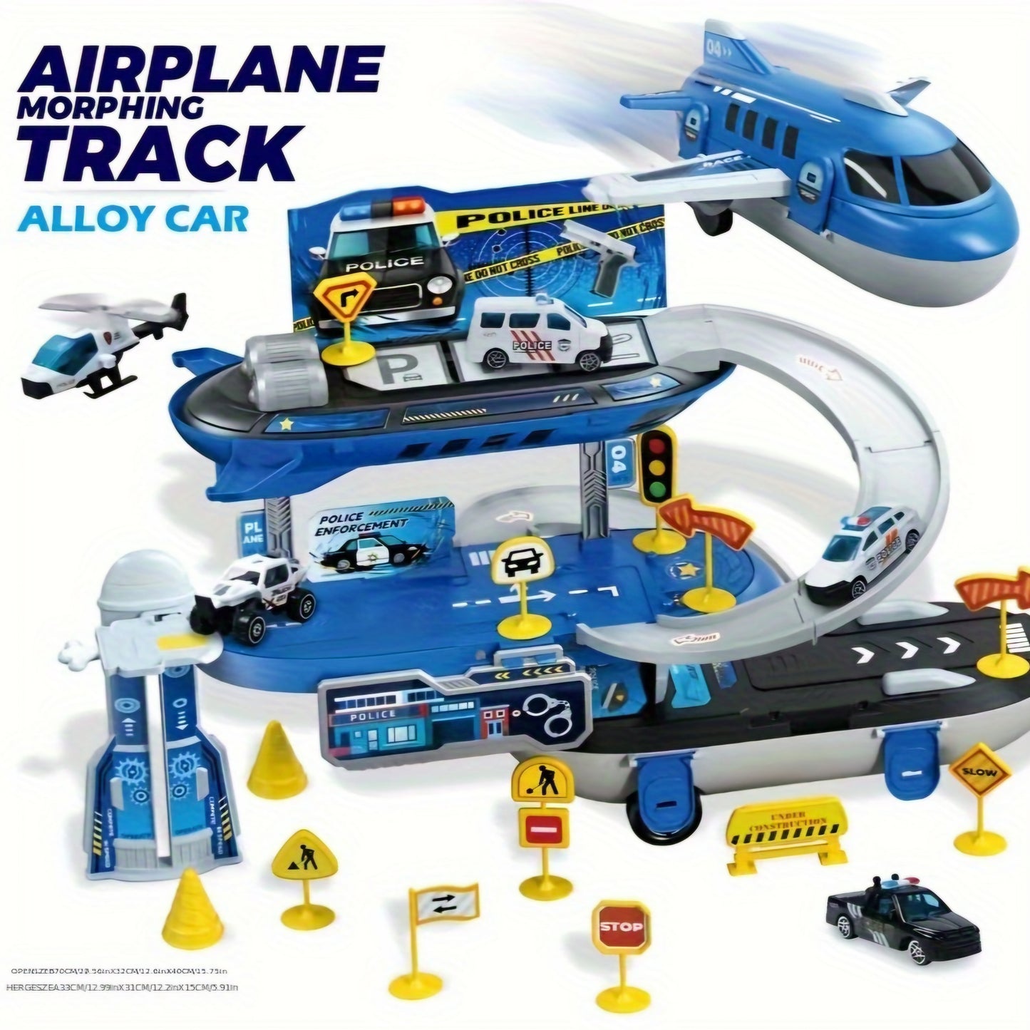 2 in 1 mode Alloy assemble Air Morphing with 50pcs kit set with different themes