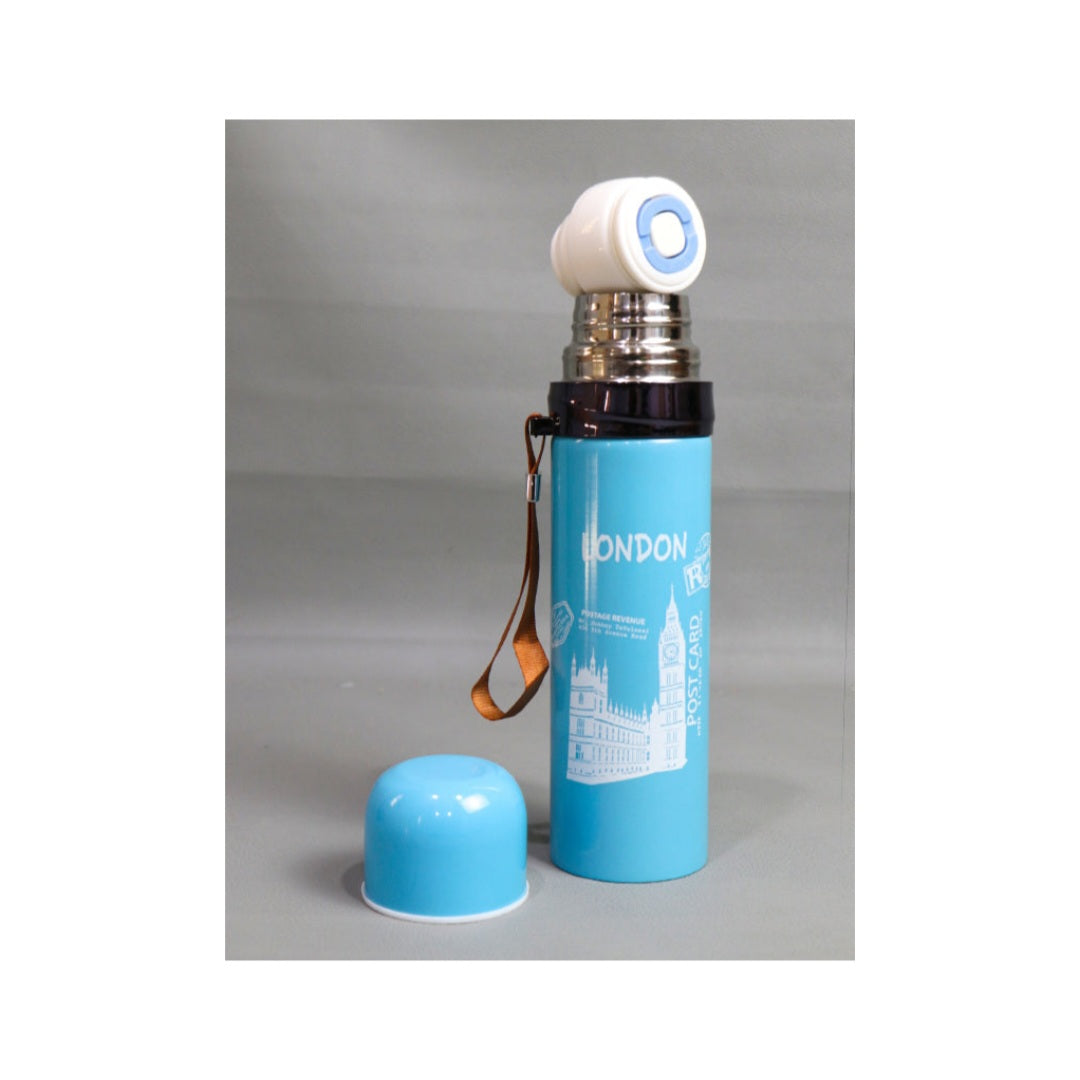 Light Blue Stainless Steel Vacuum Bottle hot&Cold Water Bottle