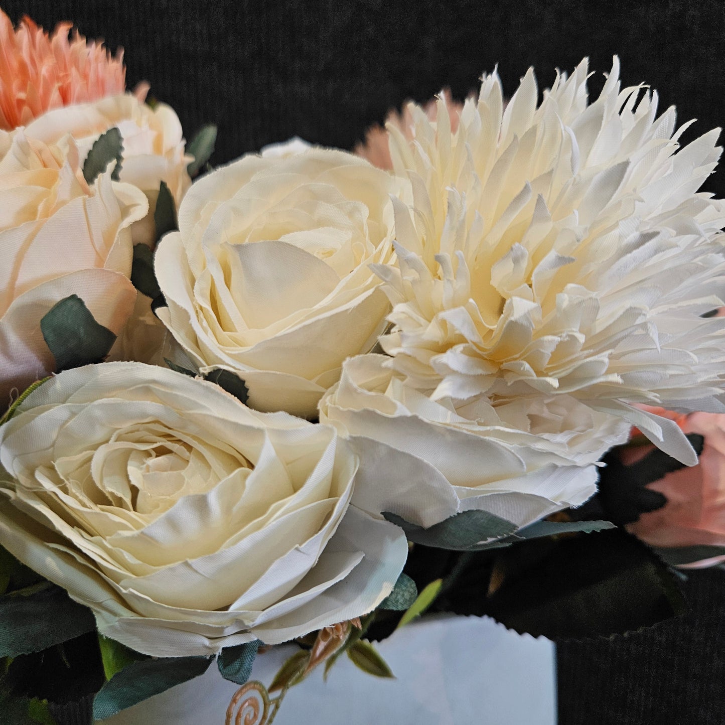 Silk Flowers Artificial for Decoration Fake Bouquet,Arrangements for Home Indoor & Wedding Decor