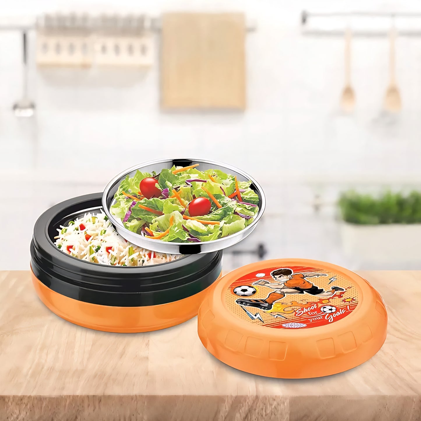 Asian Orbit kidz Insulated lunch box with Stainless Steel with good quality