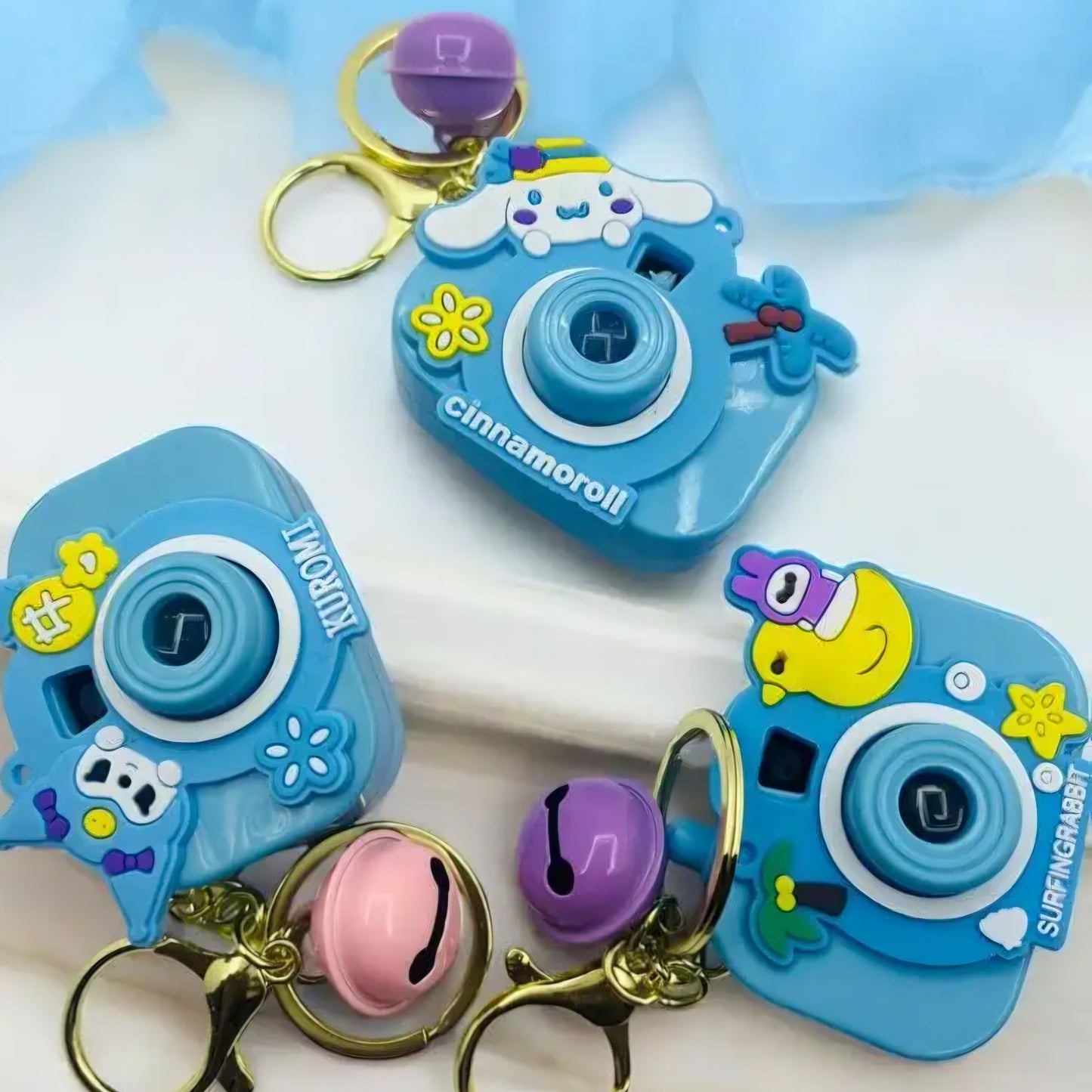 Mini camera Keychain with built-in Projector for kids