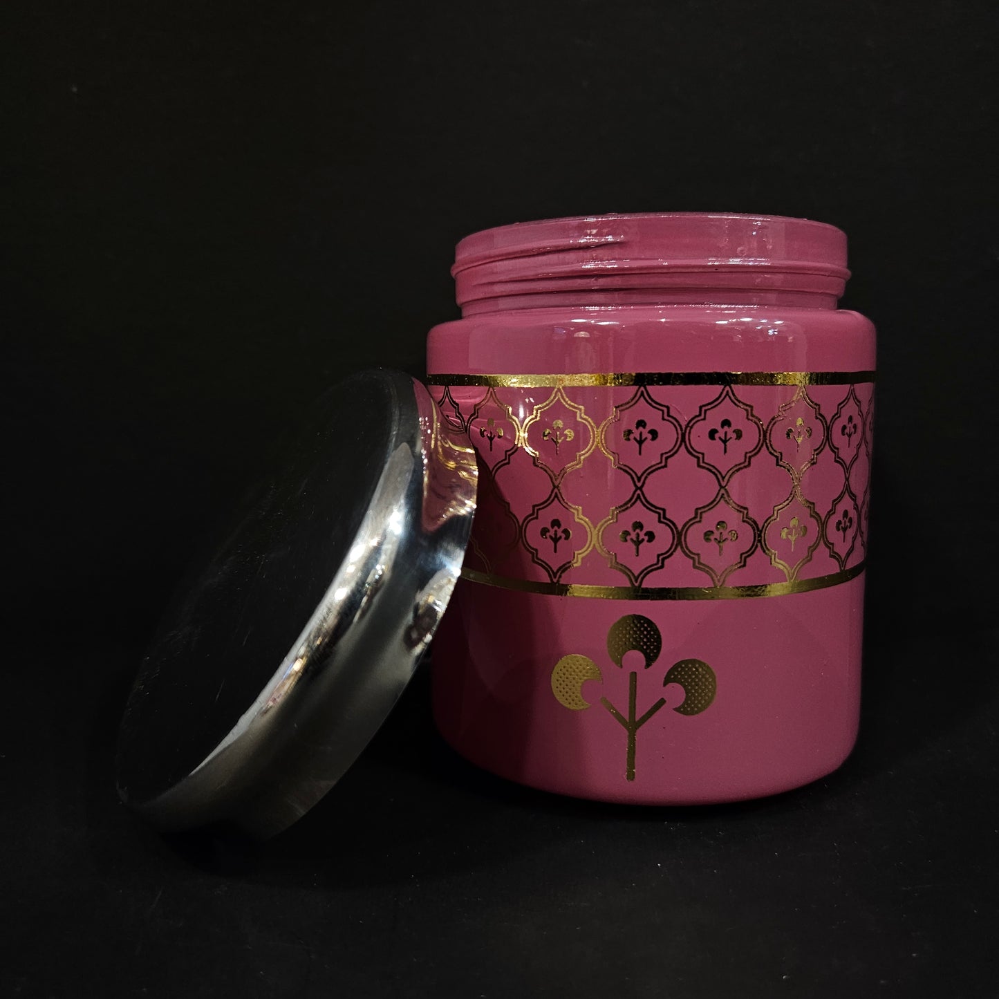 Shelly's Glassware Olive-1 Attractive Designer Glass storage jar Perfect for Return Gifting