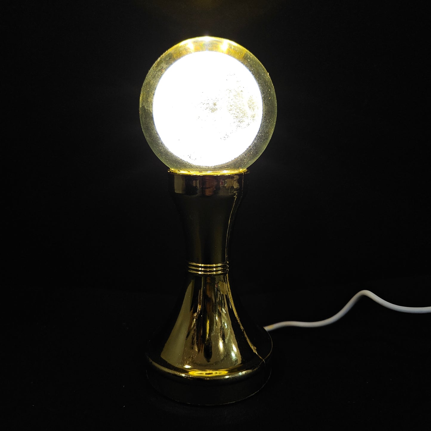 Crystal with Golden Stand for Positive and Prosperity for Home,Table & Office Decor