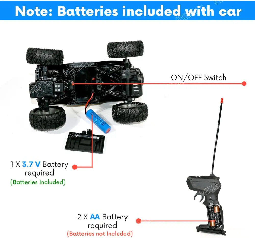 Rock crawler Alloy material DIE-CAST metal Remote control car rechargeable battery and fashion spray design