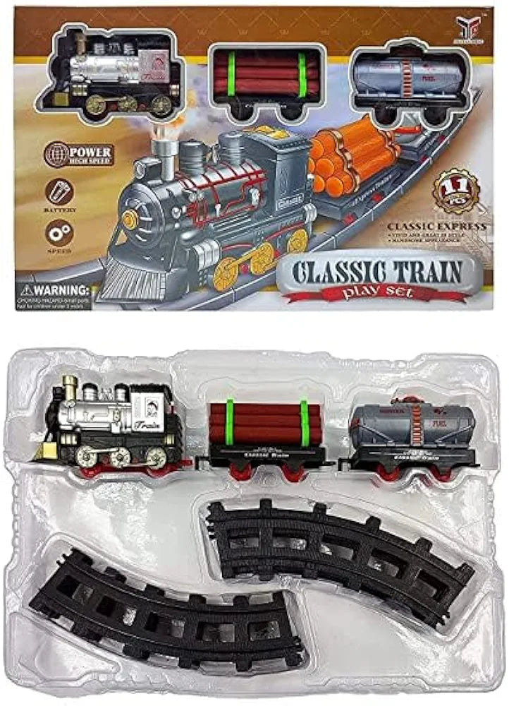 Classic train play set power high speed classic express battery train
