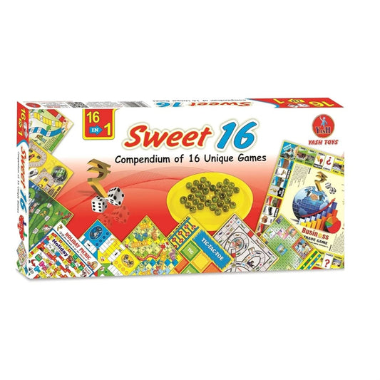 Sweet 16 - A Compendium of 16 Games for Kids' Playtime Delight