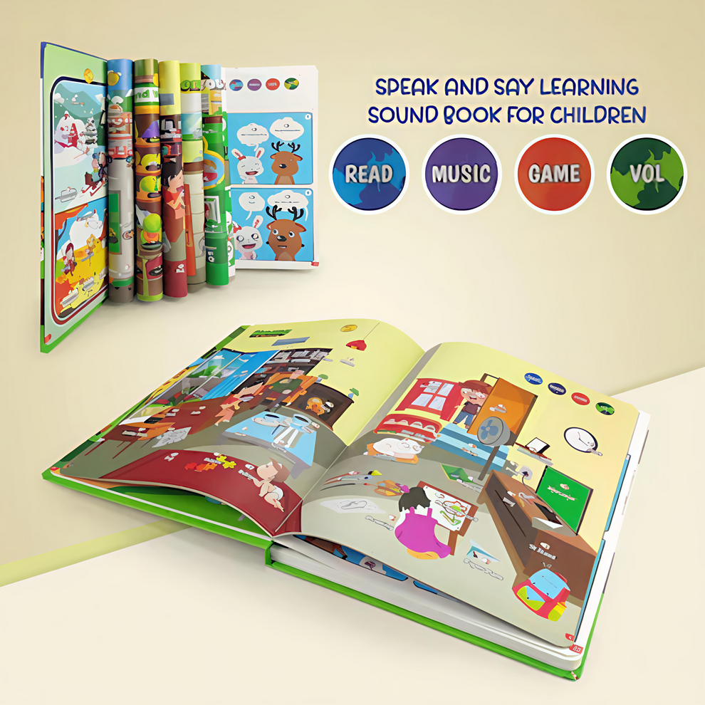 Learn & play chilhood magical an english learning book for kids