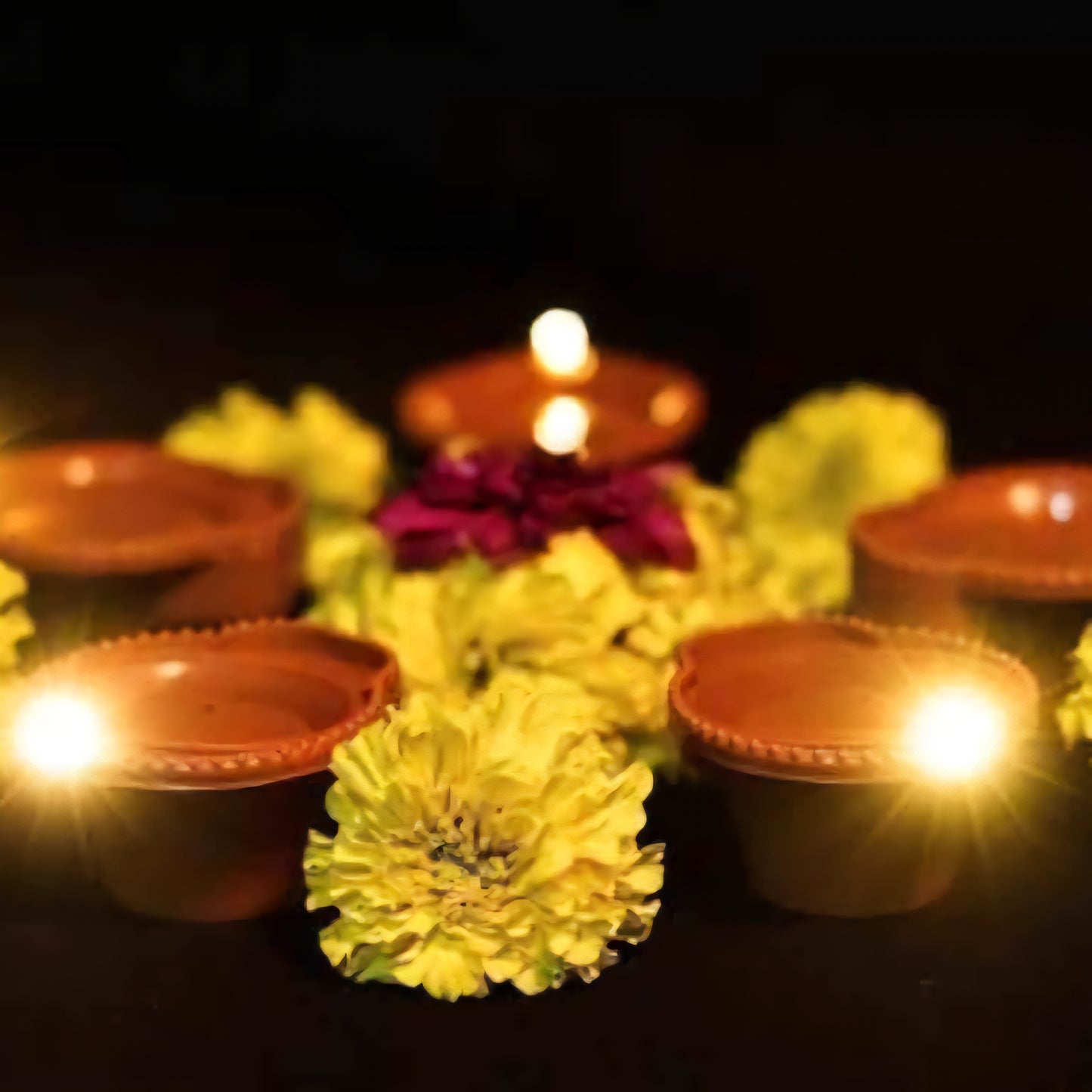Water sensored led diya's perfect for Diwali decoration 24pcs set