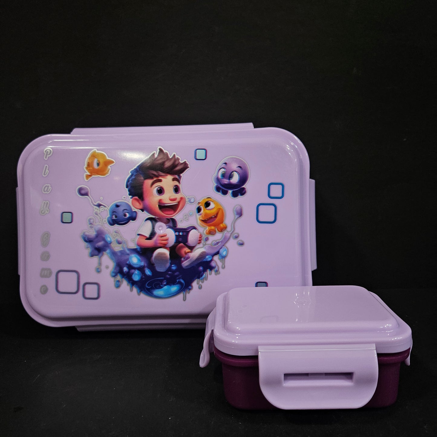 Bright Eat lunch box with 1000ml,200ml approx Capable lunch box perfect for School & Travel