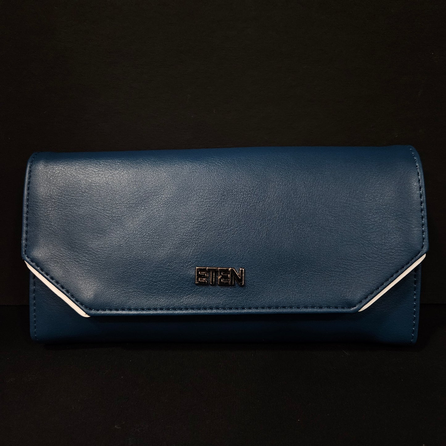 Leather Thin Slim Wallets for Women with magnetic Button