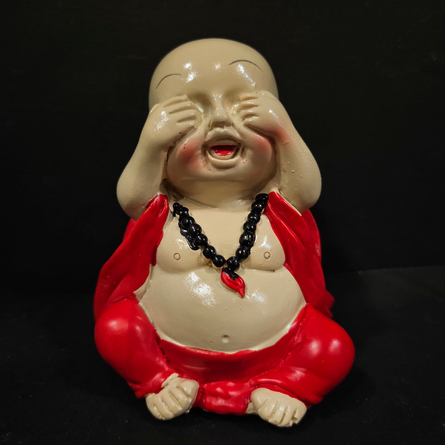 Handcrafted Resin Little Sitting Buddha Showpiece/Idols for Home Decor