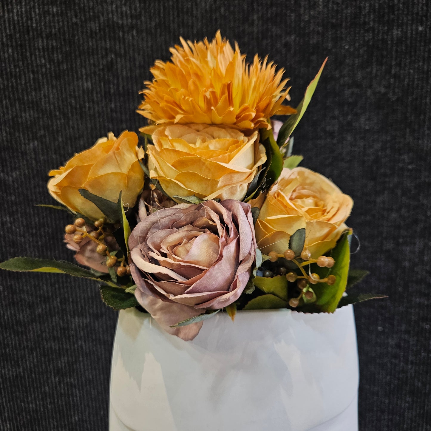 Silk Flowers Artificial for Decoration Fake Bouquet,Arrangements for Home Indoor & Wedding Decor