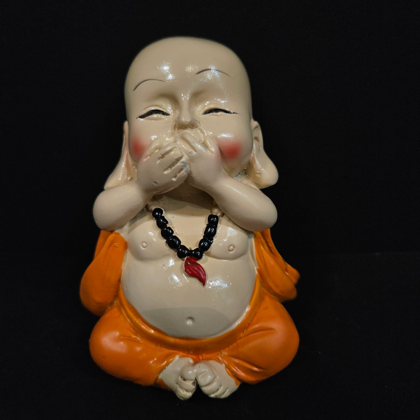 Handcrafted Resin Little Sitting Buddha Showpiece/Idols for Home Decor