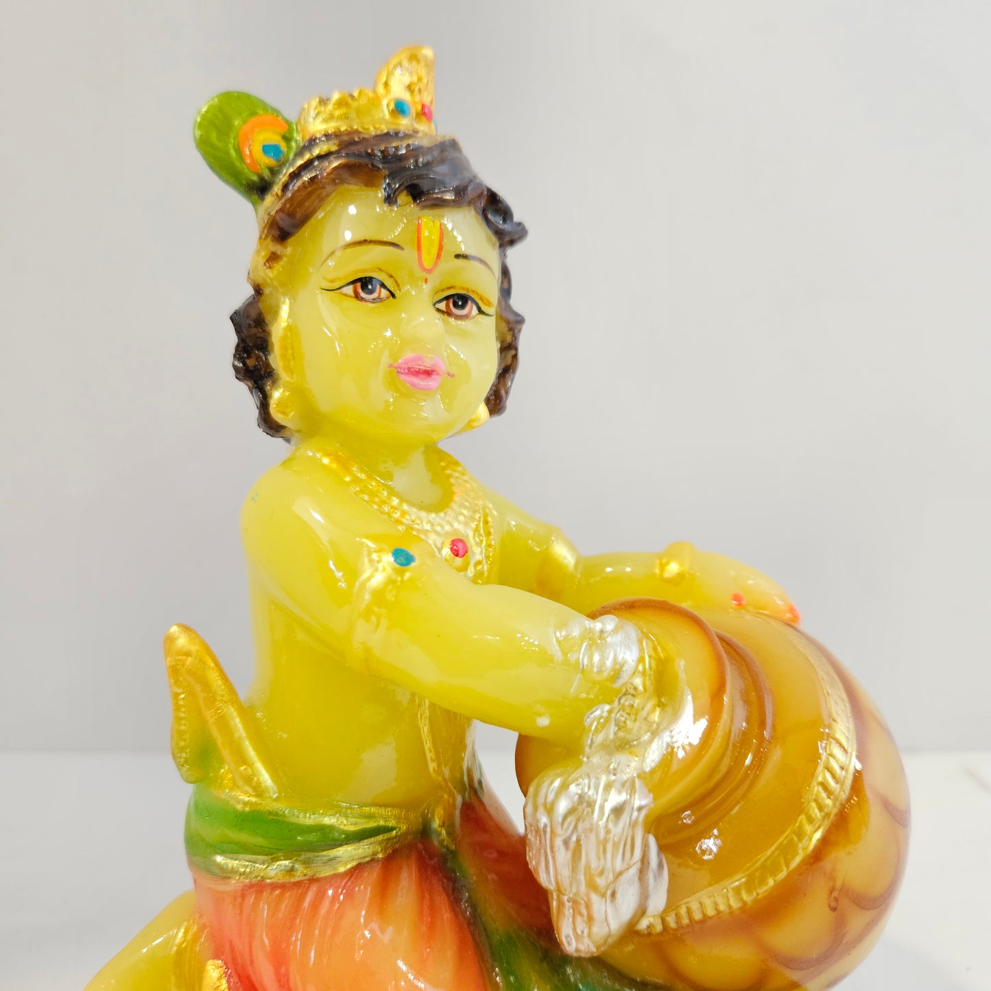 Makhan Chor Krishna Idol for Home and Office Decor