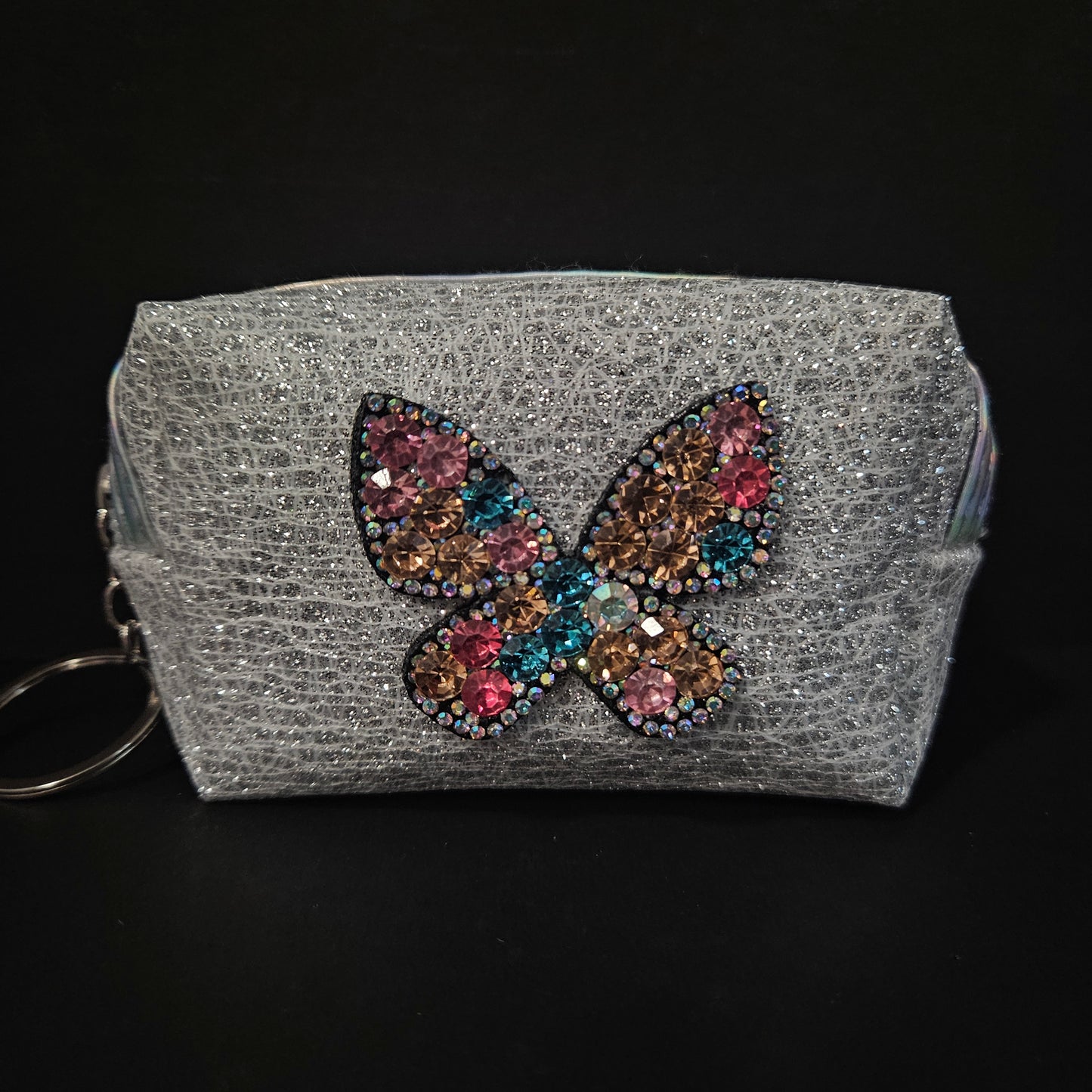 Women's Adorable Small purse Coin Purse Money zip Designer with glitter Finishing