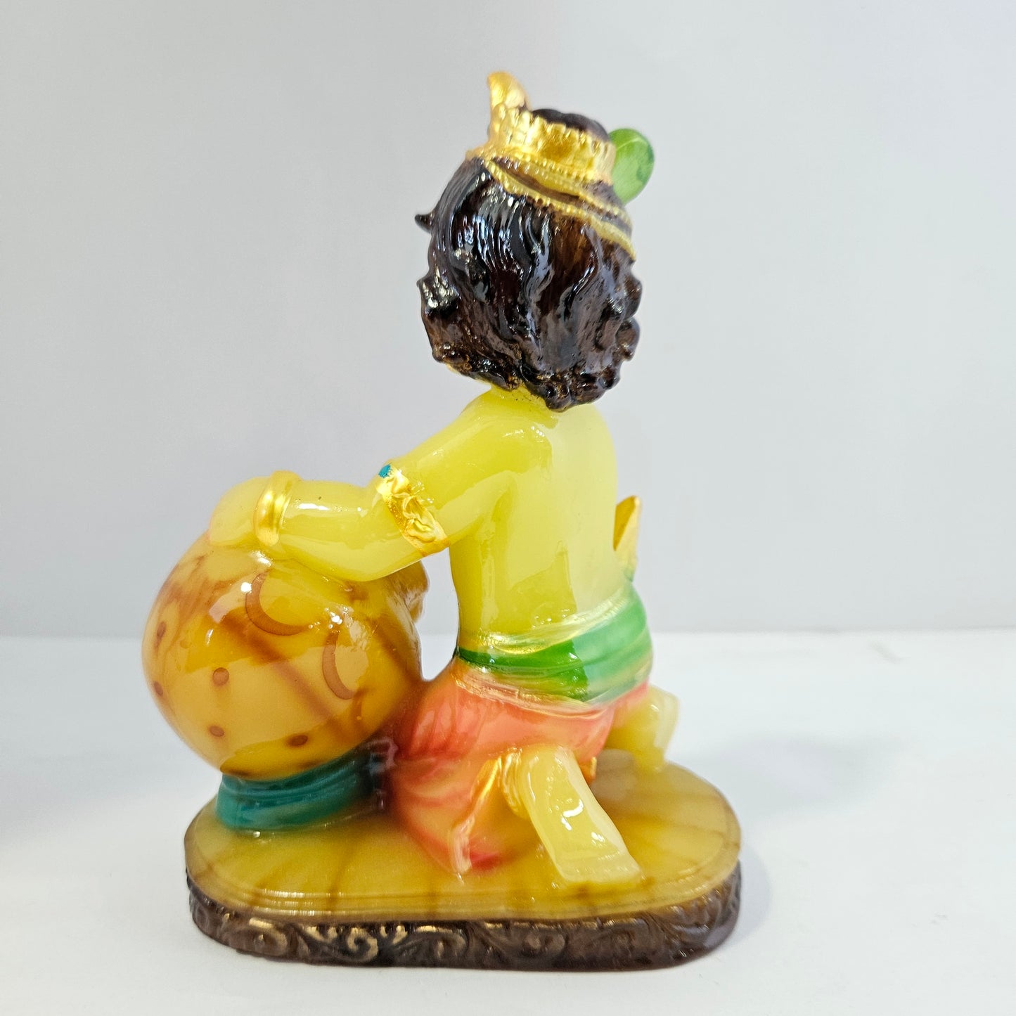 Makhan Chor Krishna Idol for Home and Office Decor