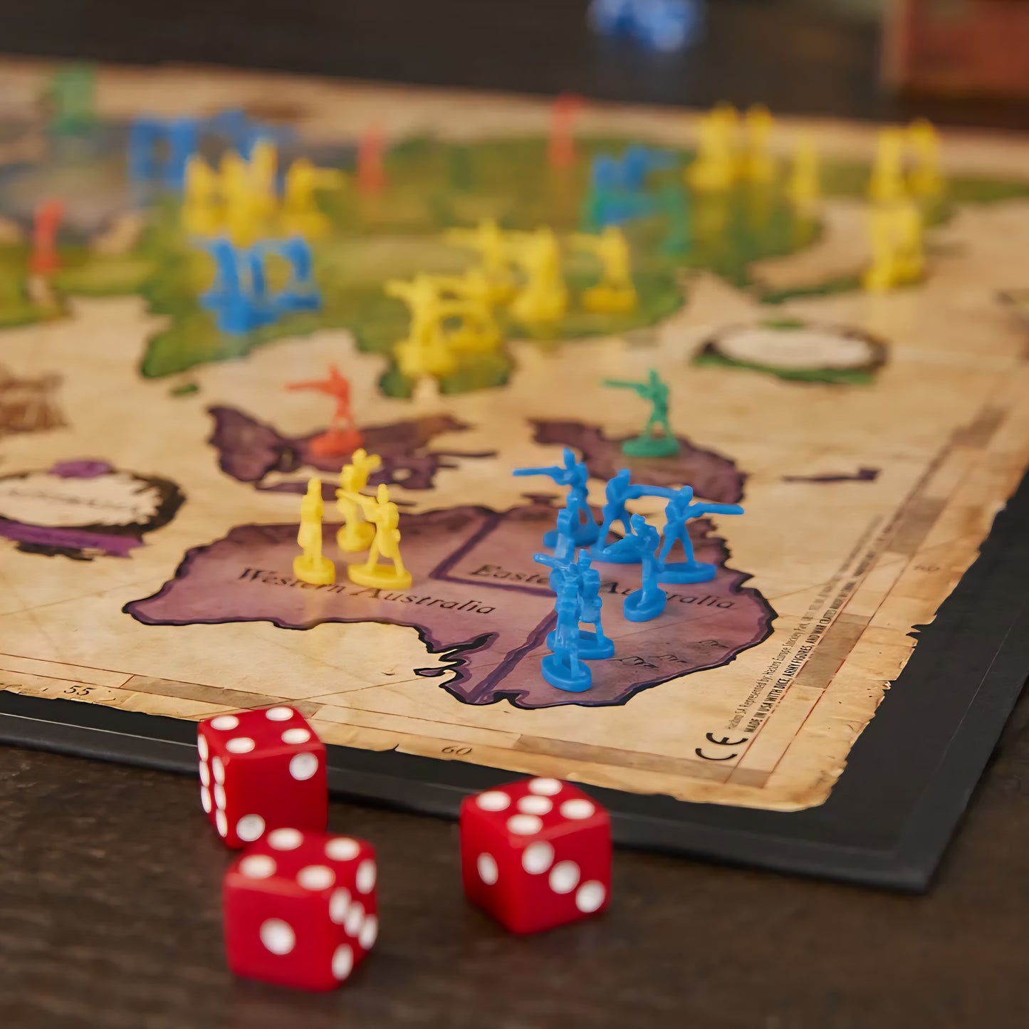 Risk Game, Strategy Board Game; Updated Figures Improved Mission Cards; War Crates; for Children Aged 10 and Up, 2-5 Players