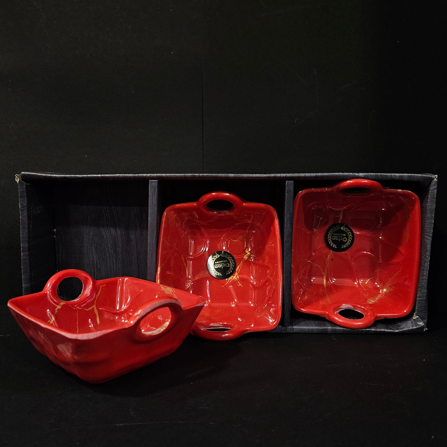 Zodax 3 pieces luxury serving Bowls set