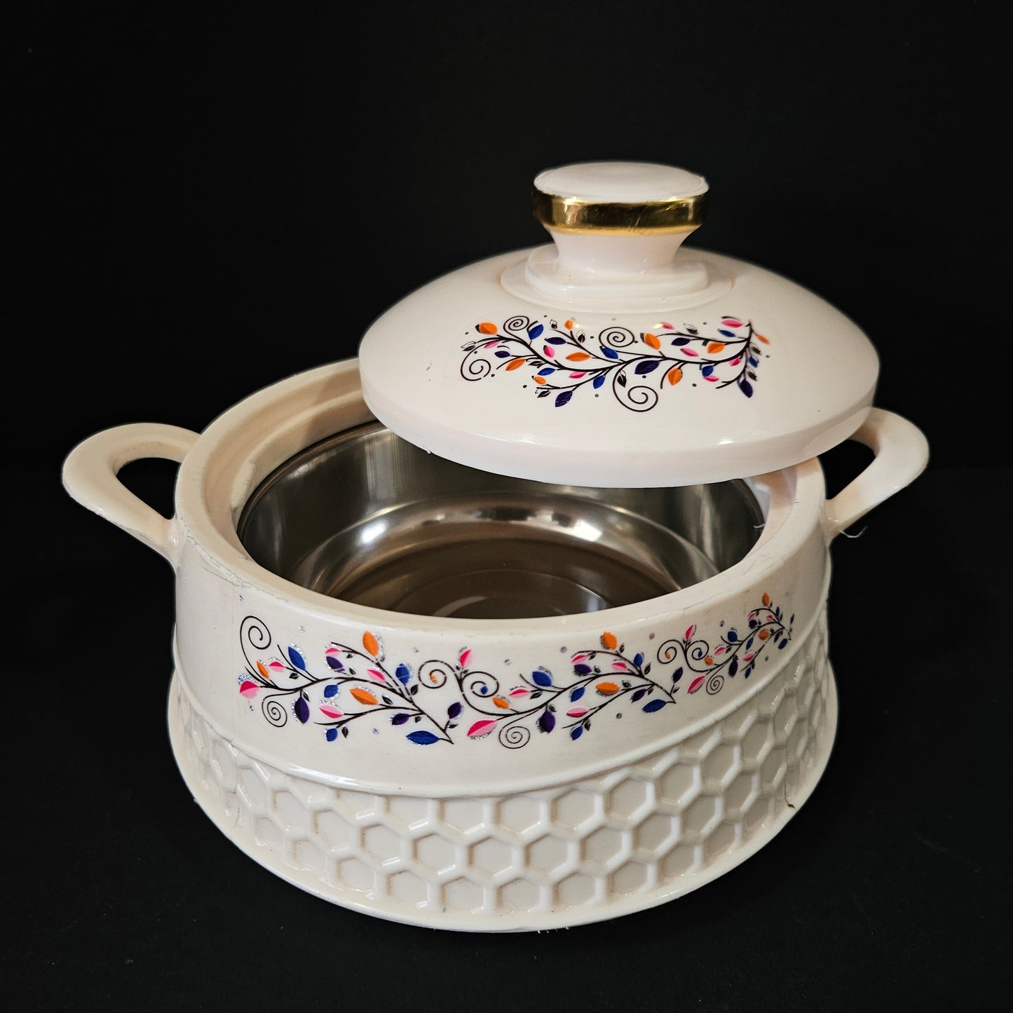 Tasva Allure Insulated casserole Bpa free,Quality assured Stainless Steel hot pack