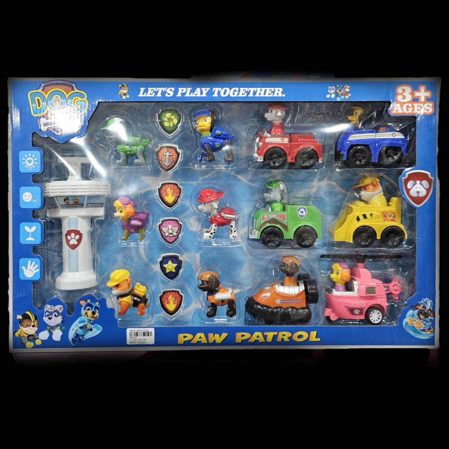 Paw patrol Action Figures playset for kids above 3years old