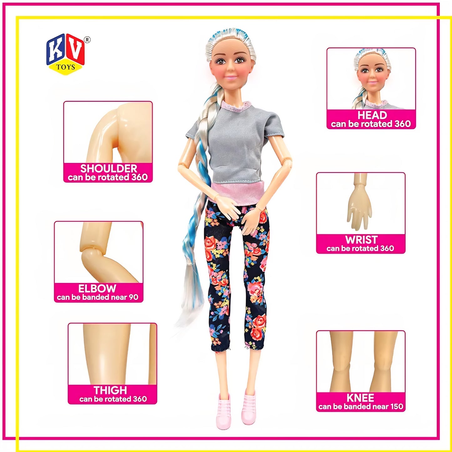 Alia Doll Set, Ultimate Doll Collection, Pet Lover Theme Sets with Pets and Other Accessories, Suitable for 3years and Above