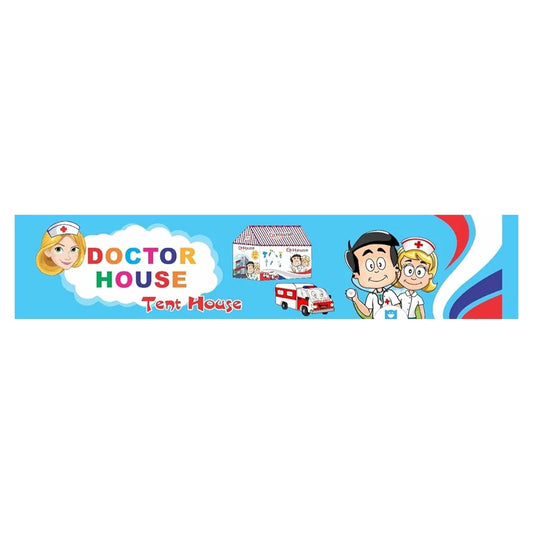 Doctor Tent House Indoor-Outdoor Set for Kids (95 * 72 * 102 Cm) (Doctor House Tent)