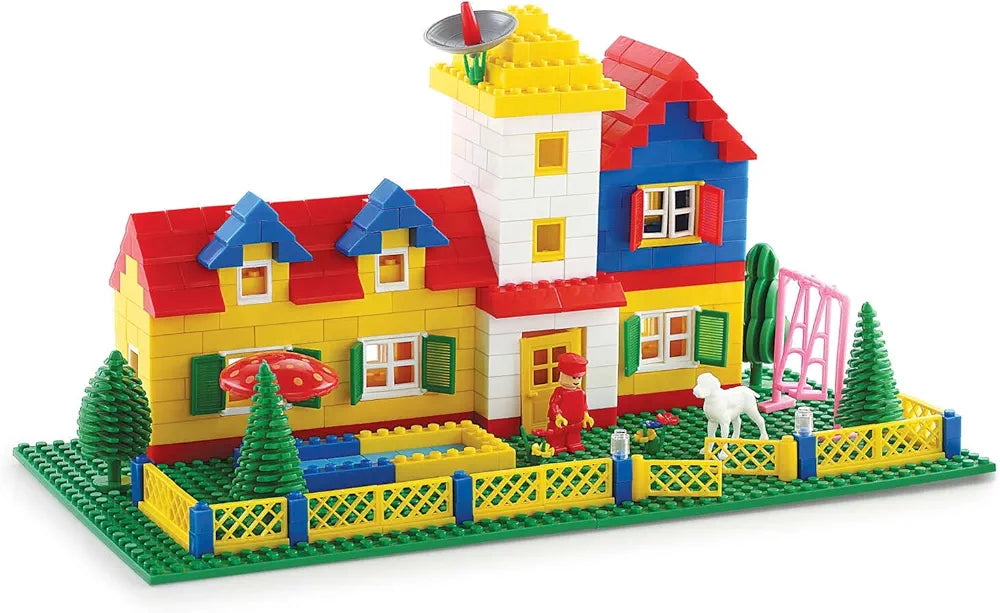 Senior Architect Blocks Set Home Building Blocks for 6+ Years Boys and Girls 610 Pieces