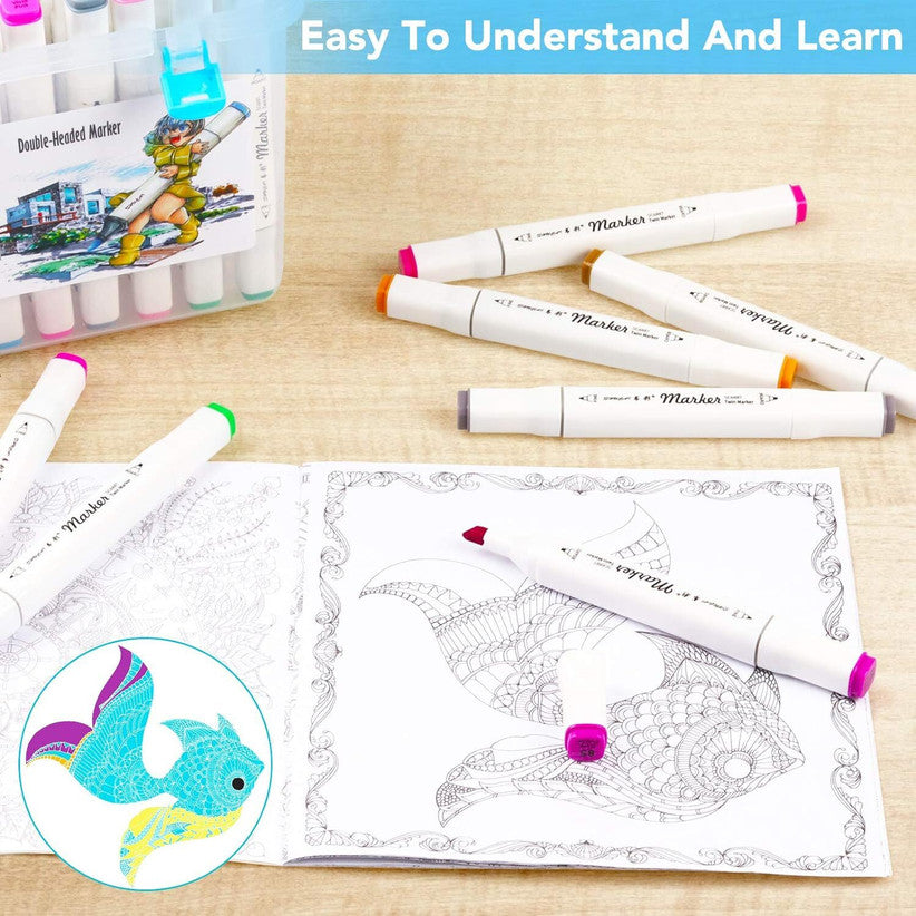 Touch young colorful 48 colours marker pen set