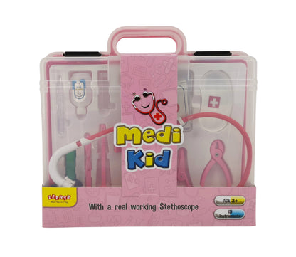Medi Kid Doctor Set With A Real Working Stethoscope For Kids pretend play role set