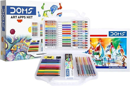 Doms Art Apps NXT coloring kit, which is a comprehensive set of coloring tools for kids.