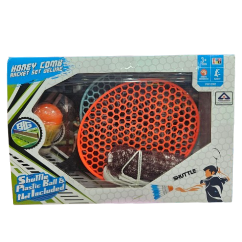 Badminton Racket Set Deluxe with Ball and Shuttlecock Net Included kids set