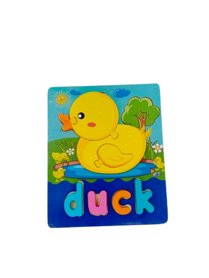 Toddler 3D Art Form Puzzles Set Wooden pieces Jigsaw Puzzles for Toddler Children Learning Puzzles Set for Boys and Girls